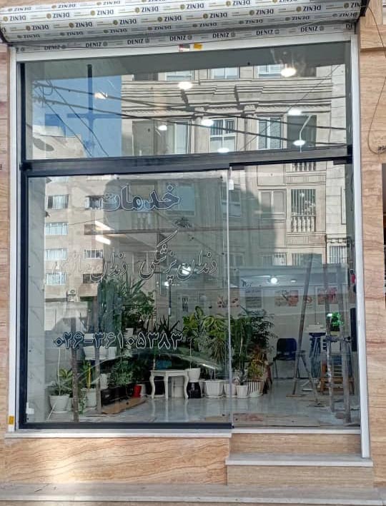 work sample of secure glass installed in tehran